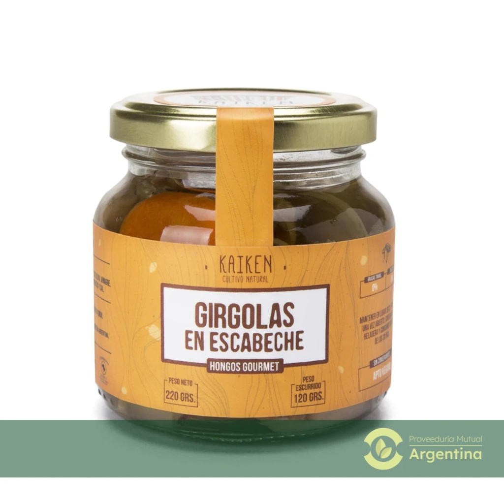 Conserva de Gírgola Escabeche Kaiken x 220 grs